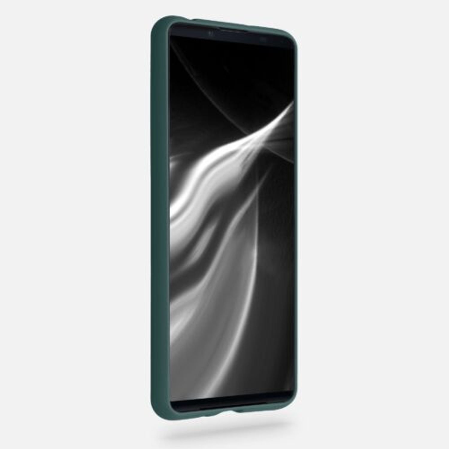 Husa pentru Sony Xperia 5 II, Silicon, Verde, 51531.171 fotografia produsului View 3 L