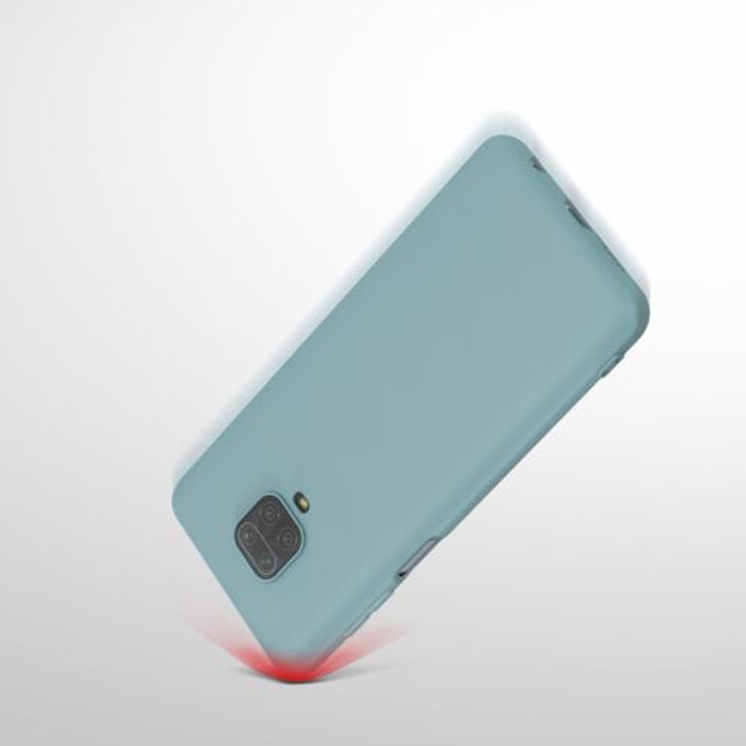 Husa pentru Xiaomi Redmi Note 9S/Redmi Note 9 Pro/Redmi Note 9 Pro Max, Silicon, Albastru, 52140.207 fotografia produsului View 7 L