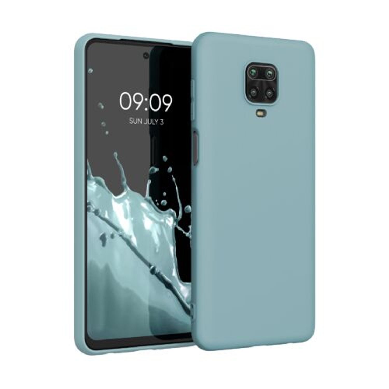 Husa pentru Xiaomi Redmi Note 9S/Redmi Note 9 Pro/Redmi Note 9 Pro Max, Silicon, Albastru, 52140.207 fotografia produsului