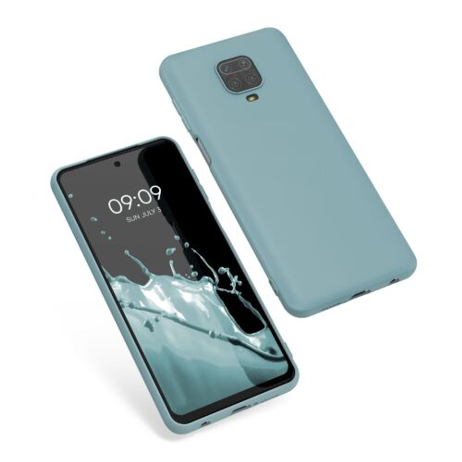 Husa pentru Xiaomi Redmi Note 9S/Redmi Note 9 Pro/Redmi Note 9 Pro Max, Silicon, Albastru, 52140.207 fotografia produsului View 2 L
