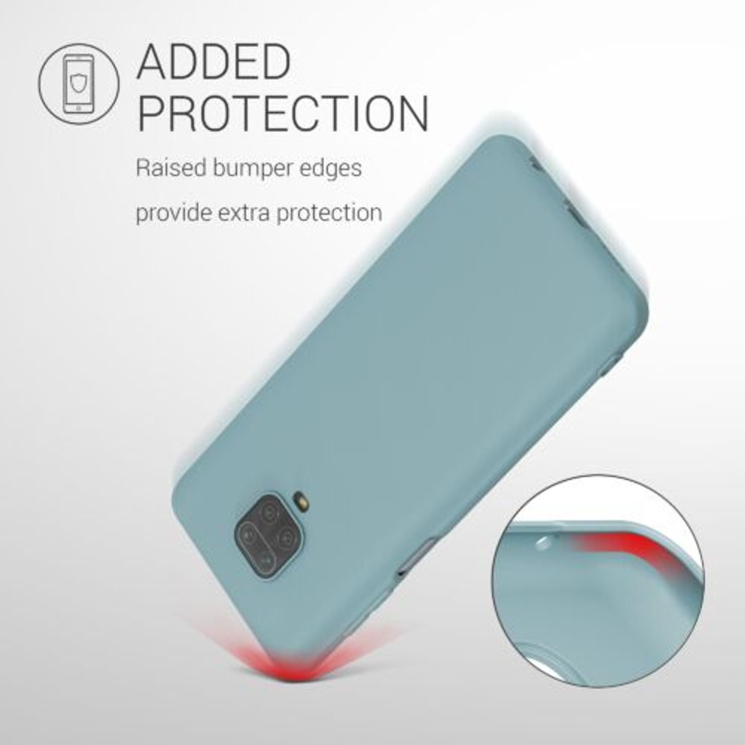 Husa pentru Xiaomi Redmi Note 9S/Redmi Note 9 Pro/Redmi Note 9 Pro Max, Silicon, Albastru, 52140.207 fotografia produsului View 10 L