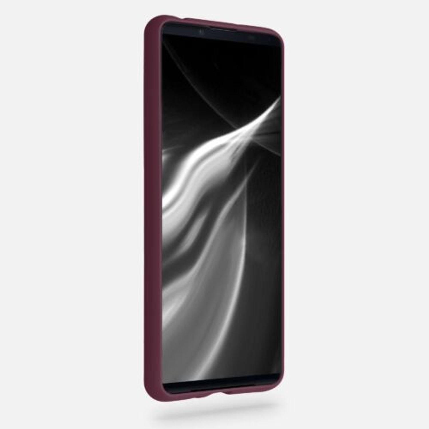 Husa pentru Sony Xperia 5 II, Silicon, Rosu, 51531.190 fotografia produsului View 3 L