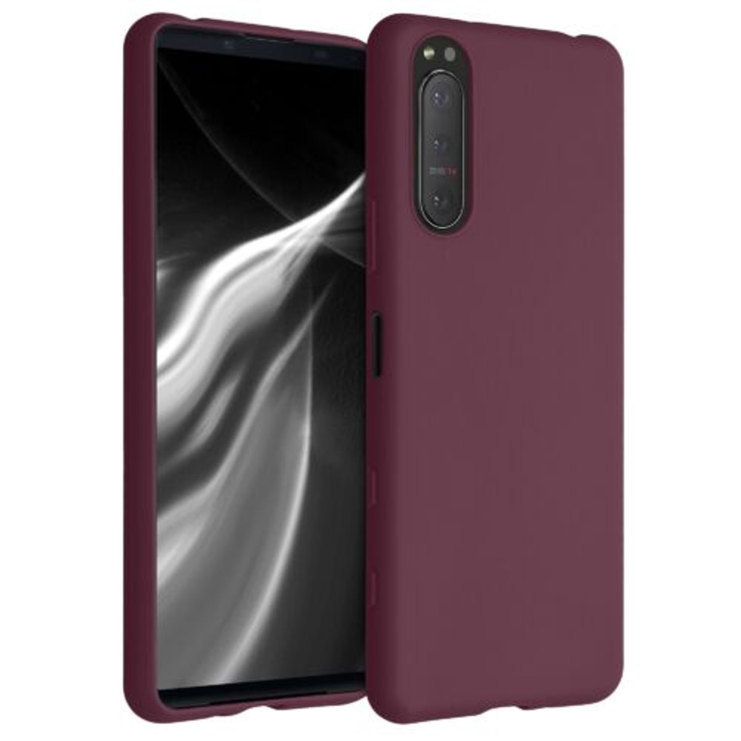 Husa pentru Sony Xperia 5 II, Silicon, Rosu, 51531.190 fotografia produsului