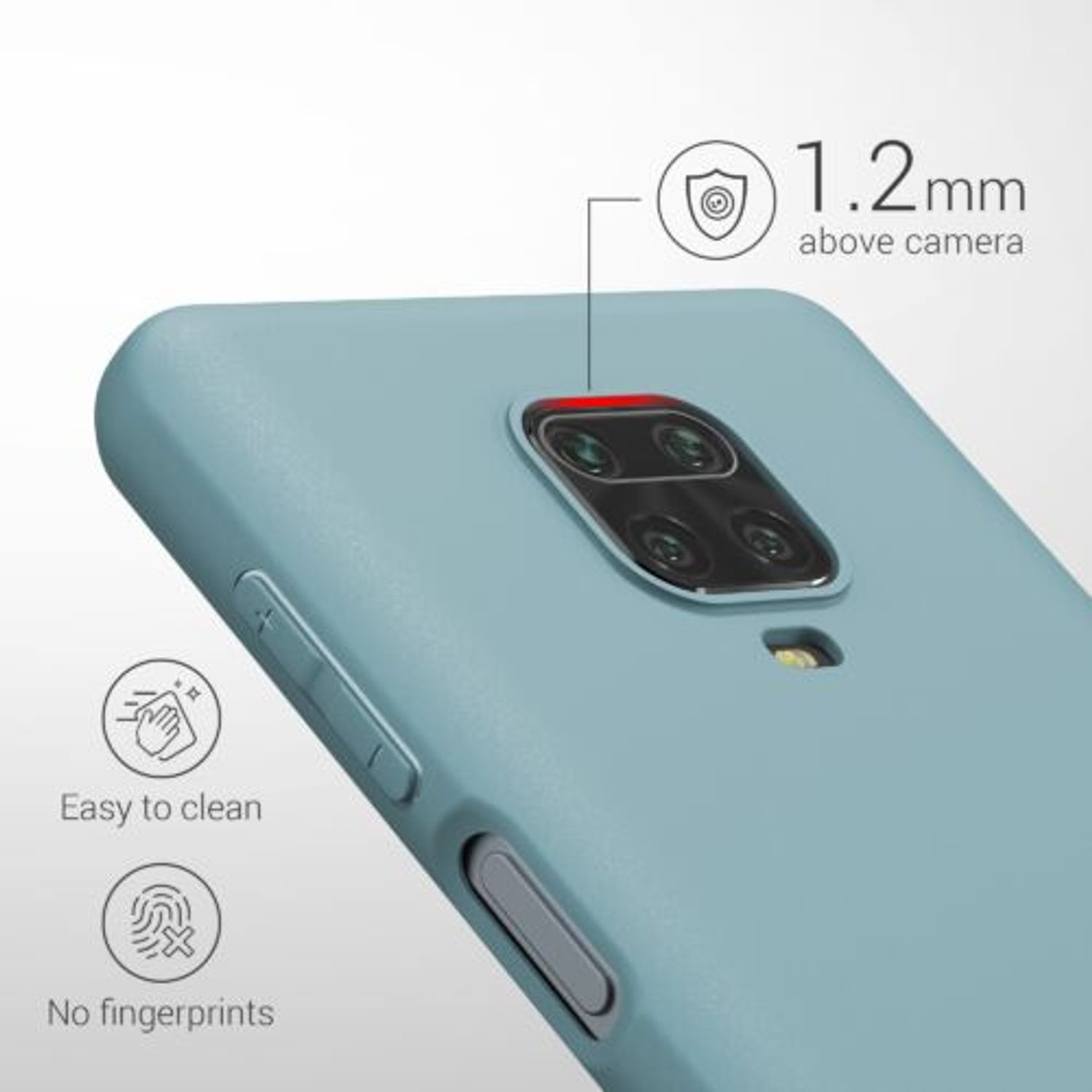 Husa pentru Xiaomi Redmi Note 9S/Redmi Note 9 Pro/Redmi Note 9 Pro Max, Silicon, Albastru, 52140.207 fotografia produsului View 6 L