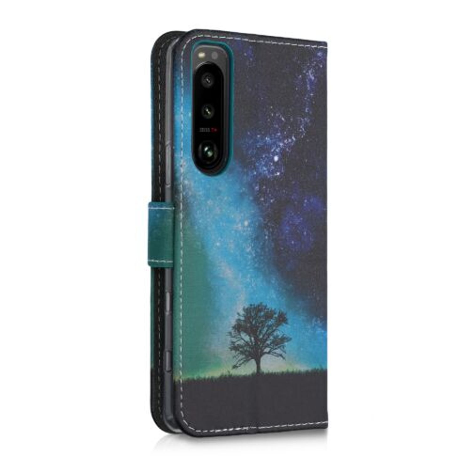 Husa pentru Sony Xperia 5 III, Piele ecologica, Multicolor, 54959.02 fotografia produsului View 5 L