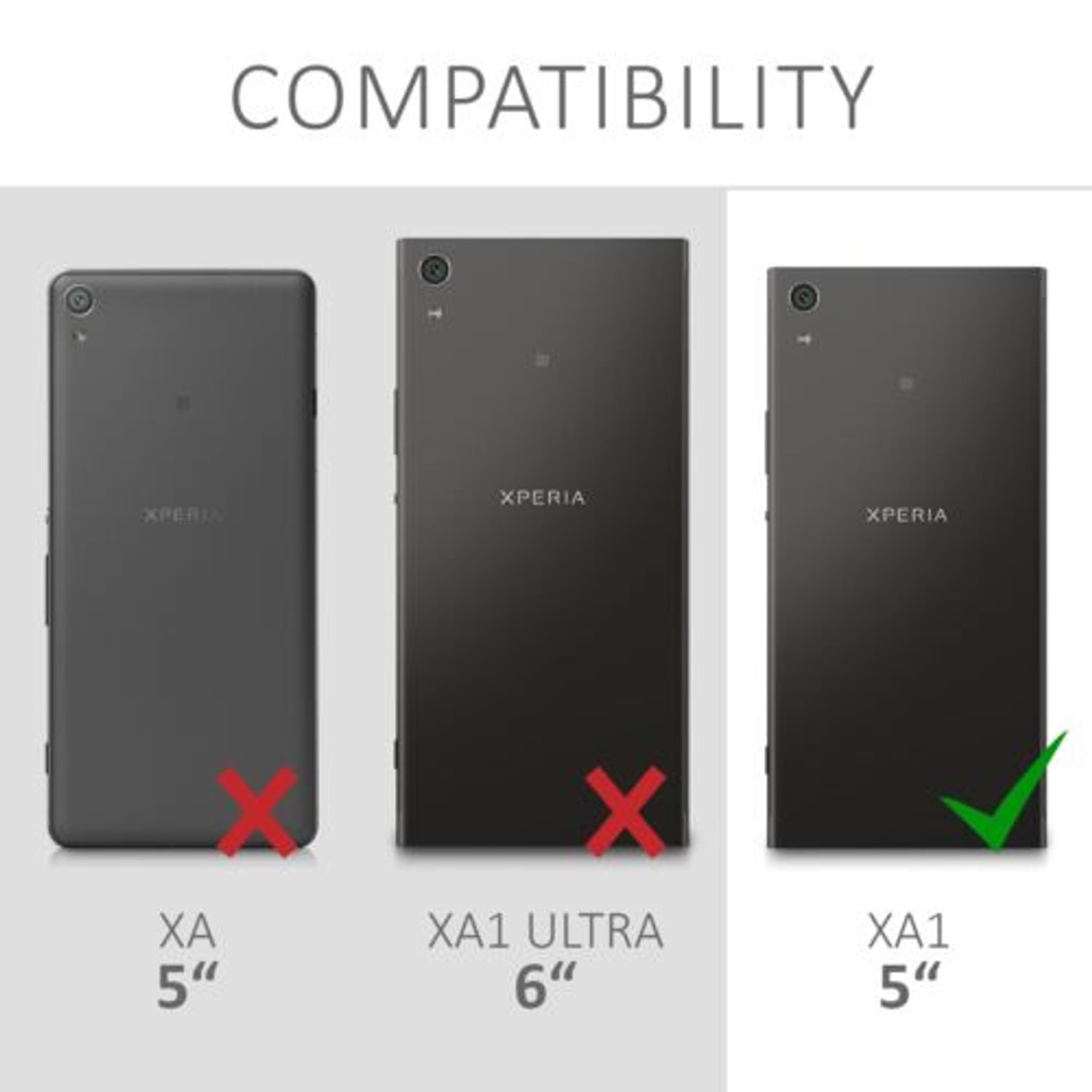 Husa pentru Sony Xperia XA1, Silicon, Alb, 41450.01 fotografia produsului View 3 L
