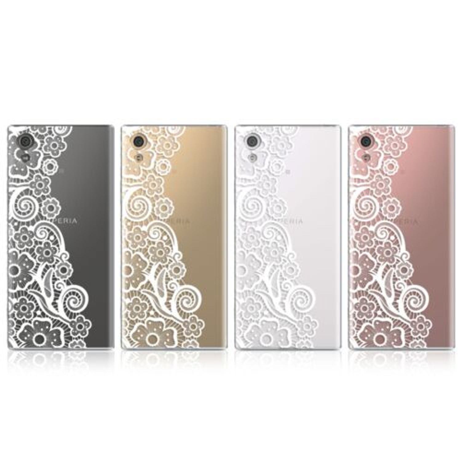 Husa pentru Sony Xperia XA1, Silicon, Alb, 41450.01 fotografia produsului View 7 L