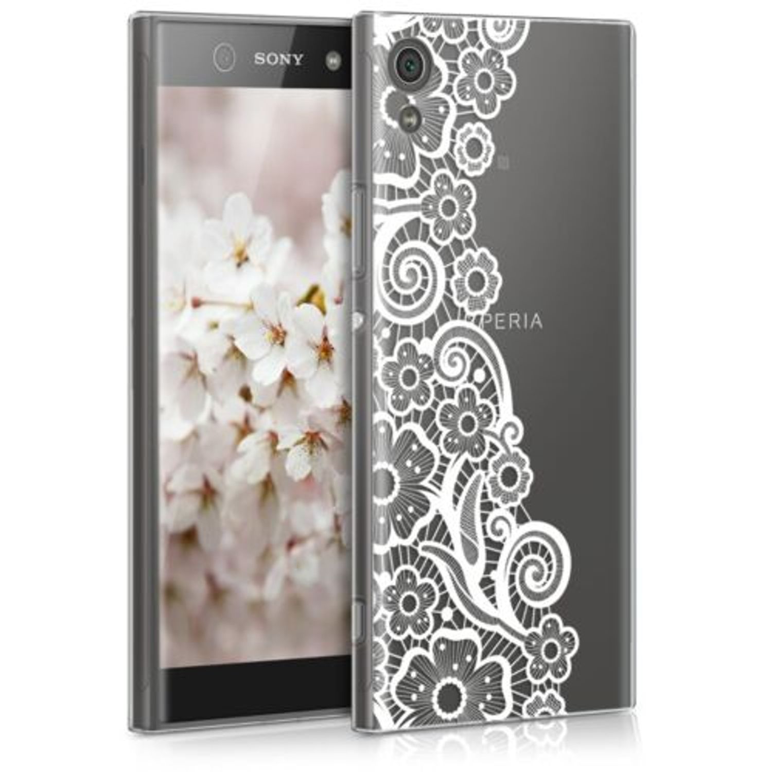 Husa pentru Sony Xperia XA1, Silicon, Alb, 41450.01 fotografia produsului