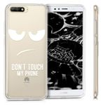Husa pentru Huawei Y6 (2018), Silicon, Alb, 44877.03 fotografia produsului View 2 S