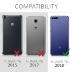 Husa pentru Huawei Y6 (2018), Silicon, Alb, 44877.03 fotografia produsului View 4 S