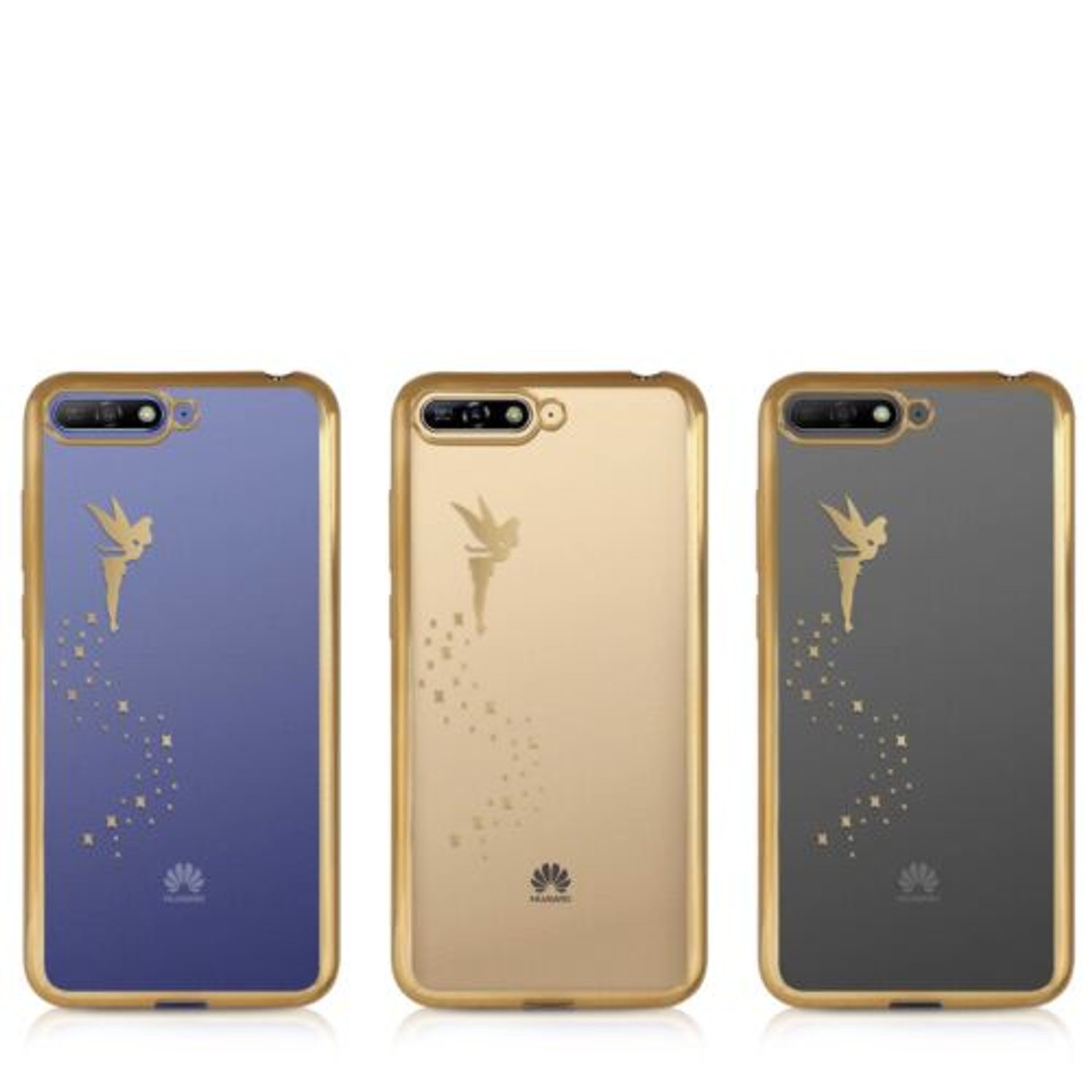 Husa pentru Huawei Y6 (2018), Silicon, Gold, 45286.01 fotografia produsului View 7 L