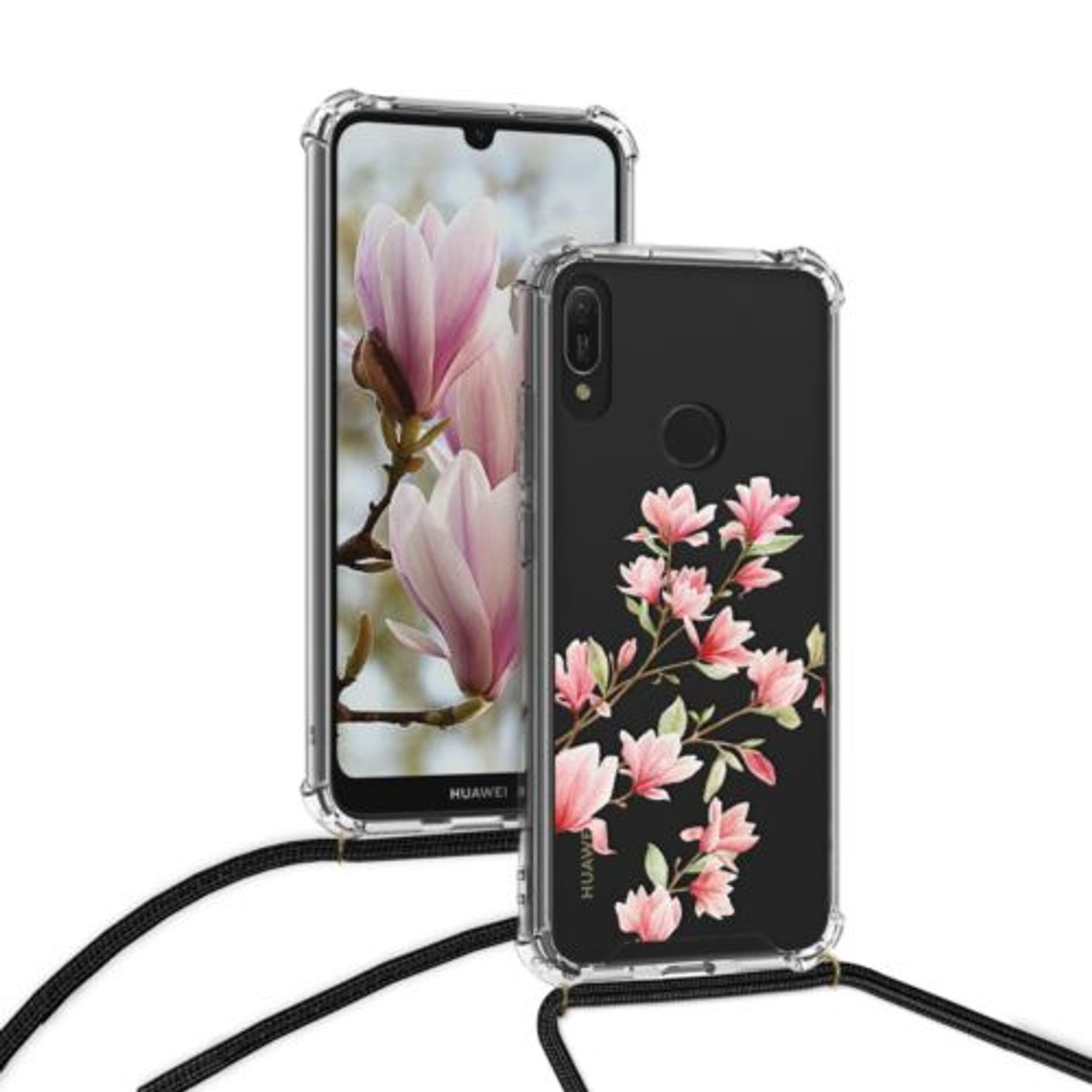 Husa pentru Huawei Y6 (2019), Silicon, Roz, 49644.02 fotografia produsului View 4 L