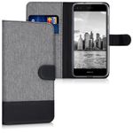 Husa pentru Huawei Y6 Pro (2017), Textil, Gri, 42776.01 fotografia produsului
