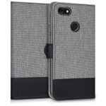 Husa pentru Huawei Y6 Pro (2017), Textil, Gri, 42776.01 fotografia produsului View 6 S