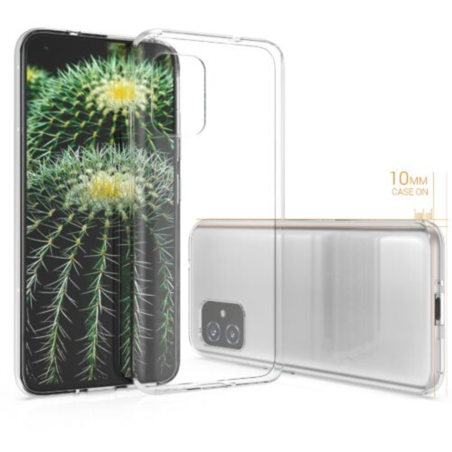 Husa pentru Asus Zenfone 8, Silicon, Transparent, 55258.03 fotografia produsului View 4 L