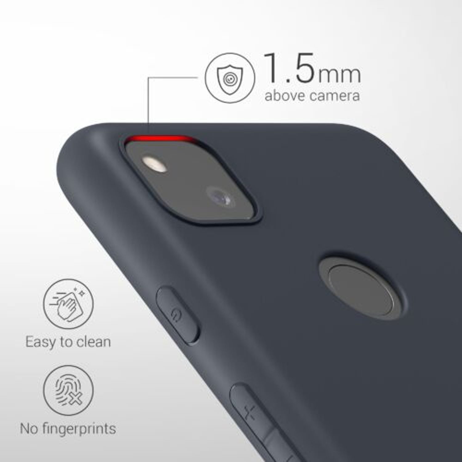 Husa pentru Google Pixel 4a, Silicon, Albastru, 52357.186 fotografia produsului View 7 L