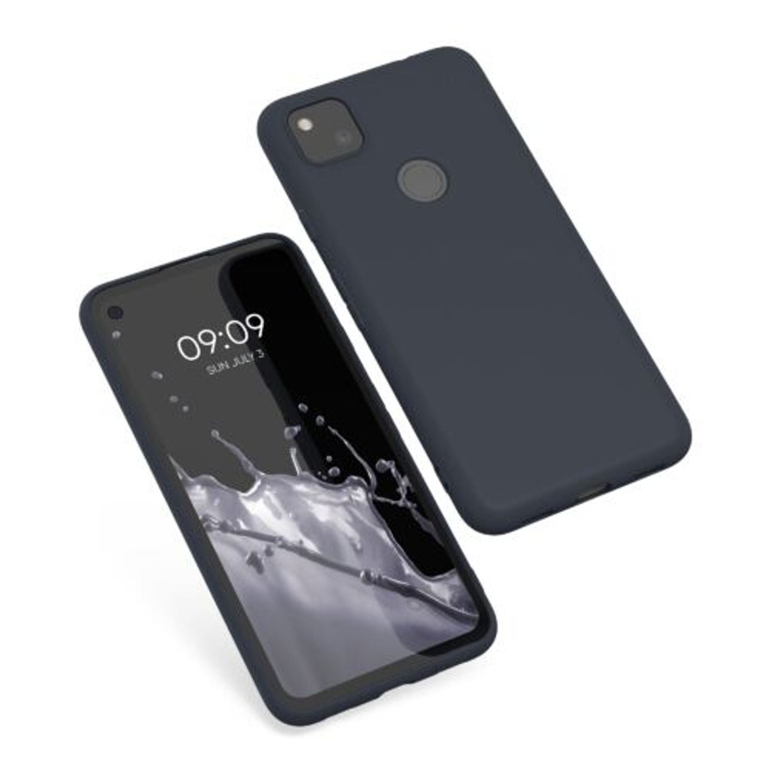 Husa pentru Google Pixel 4a, Silicon, Albastru, 52357.186 fotografia produsului View 9 L