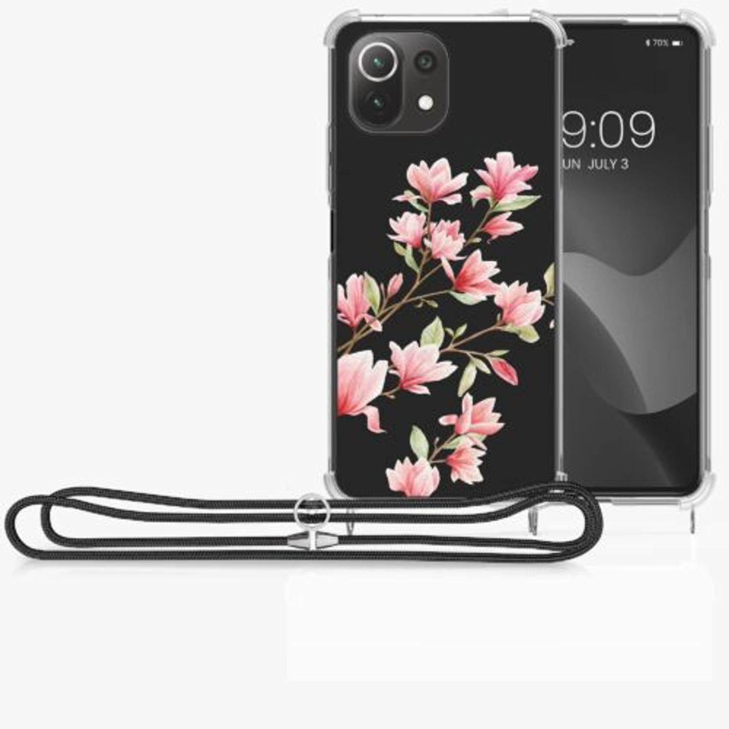 Husa pentru Xiaomi Mi 11 Lite 5G, Silicon, Multicolor, 56530.02, Kwmobile fotografia produsului View 8 L