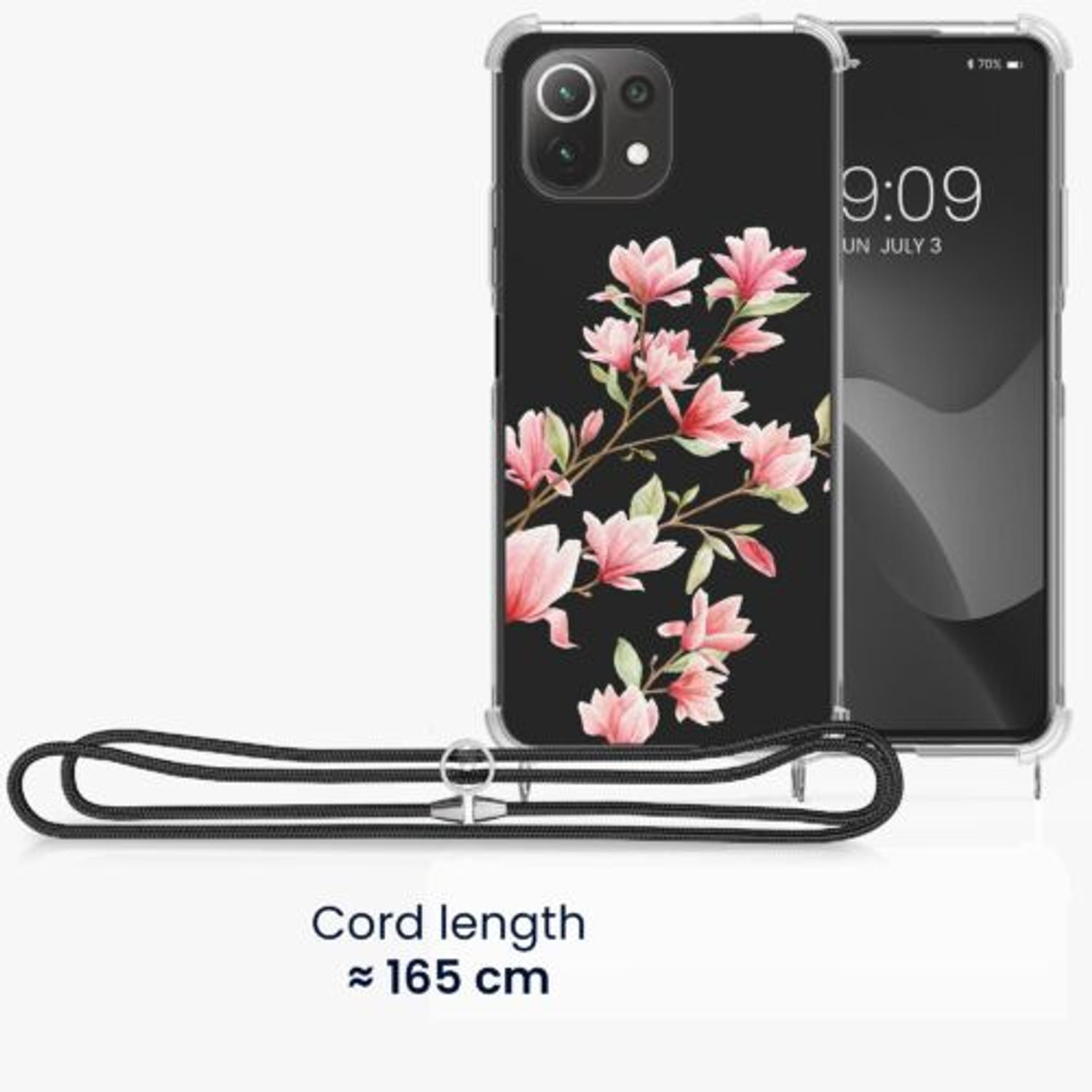 Husa pentru Xiaomi Mi 11 Lite 5G, Silicon, Multicolor, 56530.02, Kwmobile fotografia produsului View 3 L