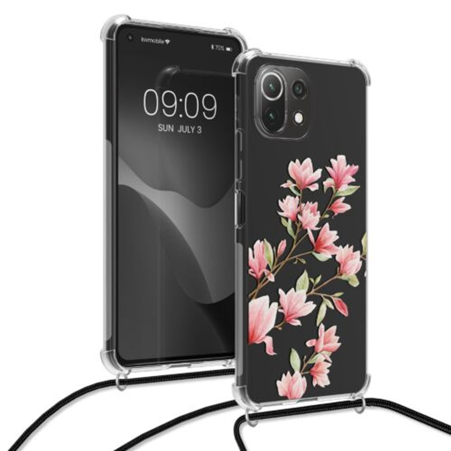Husa pentru Xiaomi Mi 11 Lite 5G, Silicon, Multicolor, 56530.02, Kwmobile fotografia produsului View 6 L