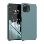 Husa pentru Xiaomi Mi 11 Lite 5G, Silicon, Verde, 54730.207, Kwmobile fotografia produsului