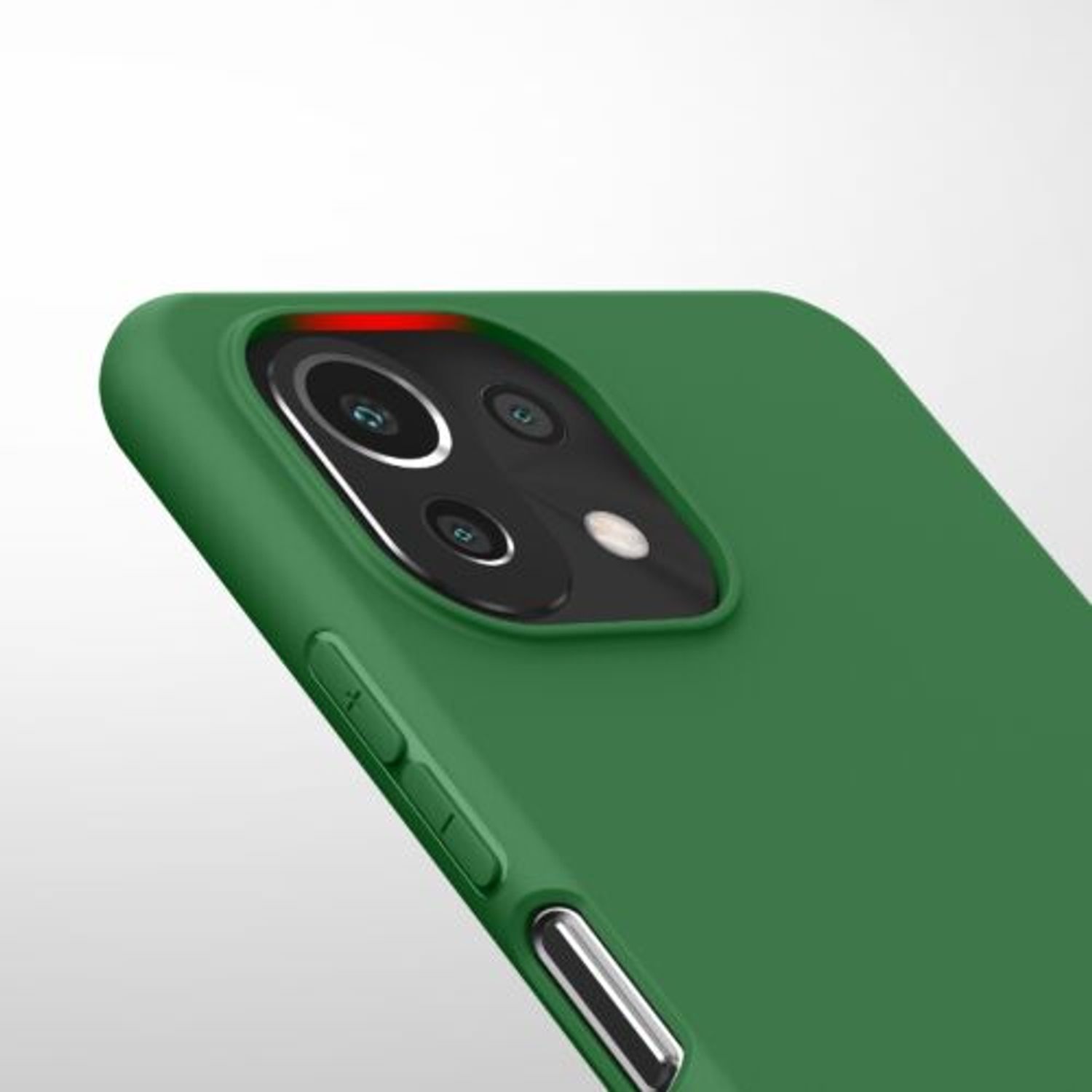 Husa pentru Xiaomi Mi 11 Lite 5G, Silicon, Verde, 54726.227, Kwmobile fotografia produsului View 11 L