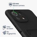 Husa pentru Xiaomi Mi 11 Lite 5G, Silicon, Negru, 56951.47, Kwmobile fotografia produsului View 4 S