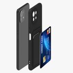 Husa pentru Xiaomi Mi 11 Lite 5G, Silicon, Negru, 56951.47, Kwmobile fotografia produsului View 8 S