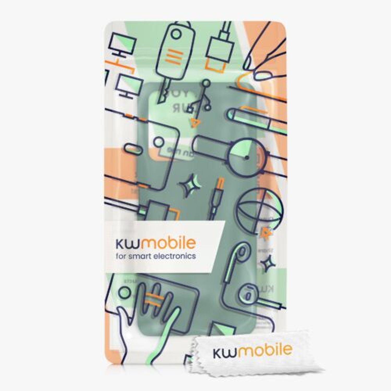 Husa pentru Xiaomi 11T/11T Pro, Silicon, Verde, 56245.171, Kwmobile fotografia produsului View 7 L