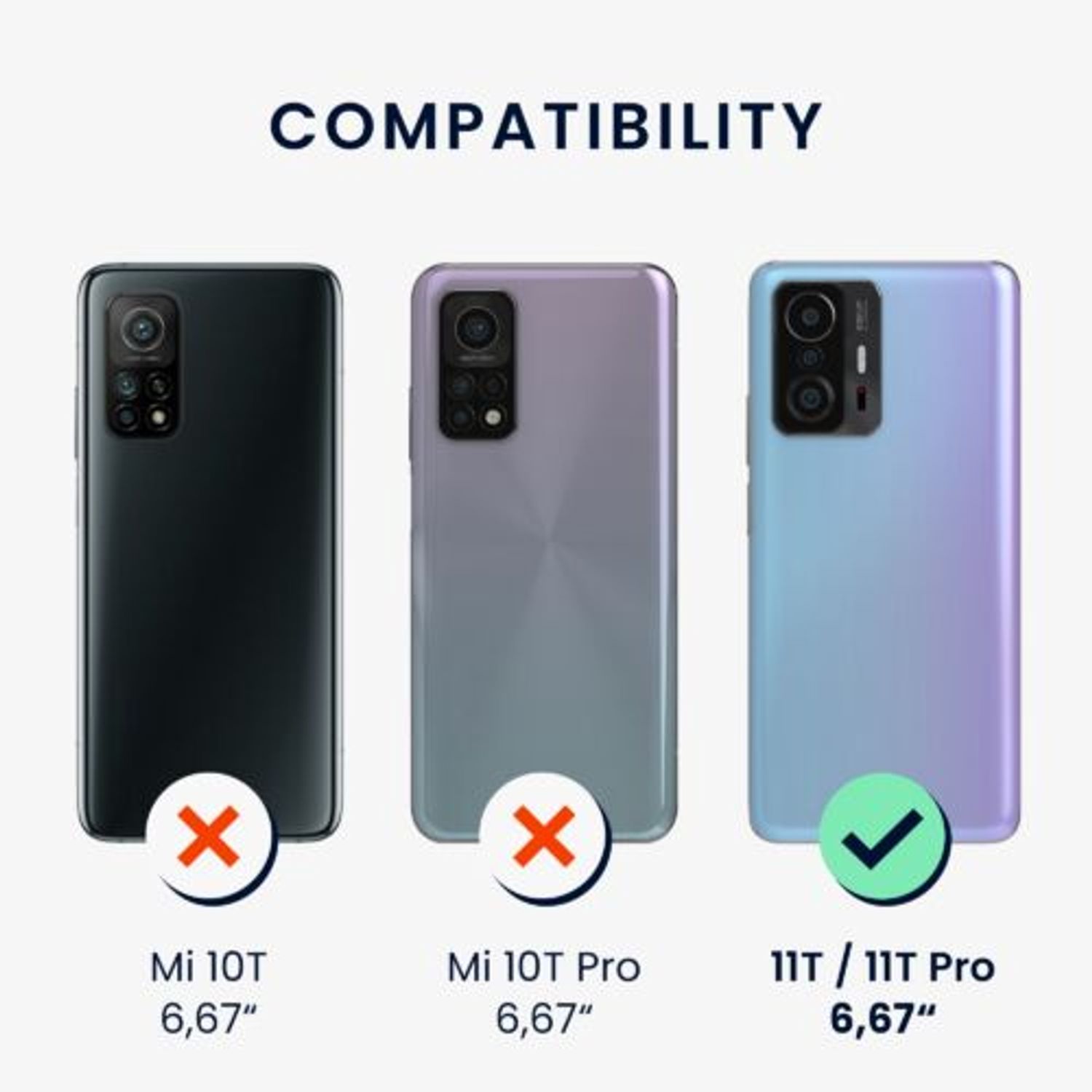 Husa pentru Xiaomi 11T/11T Pro, Silicon, Verde, 56245.171, Kwmobile fotografia produsului View 6 L
