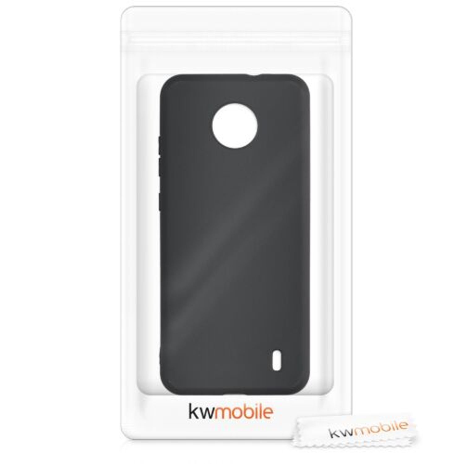 Husa pentru Nokia C20/C10, Silicon, Negru, 54848.01 fotografia produsului View 8 L
