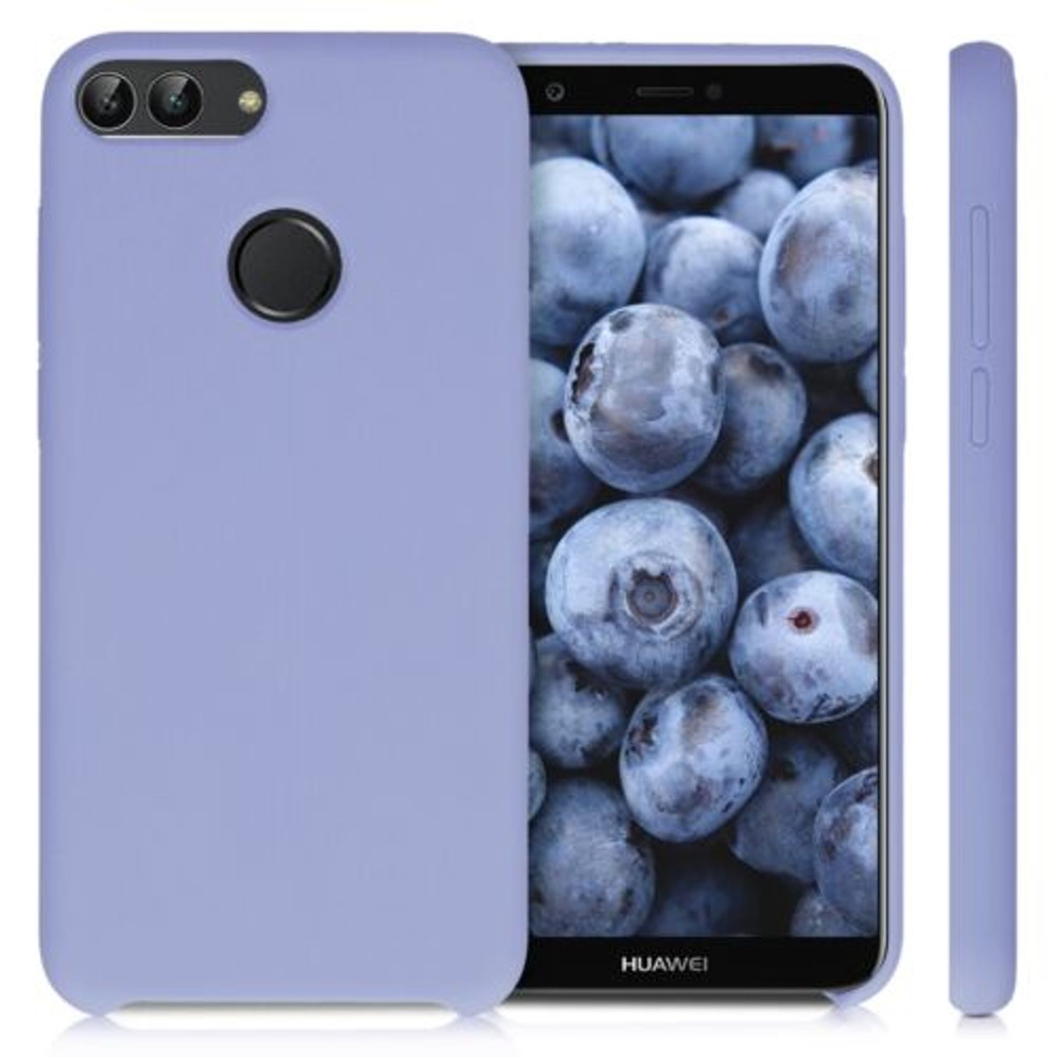 Husa pentru Huawei P Smart/Enjoy 7s, Silicon, Mov, 46899.130 fotografia produsului View 2 L