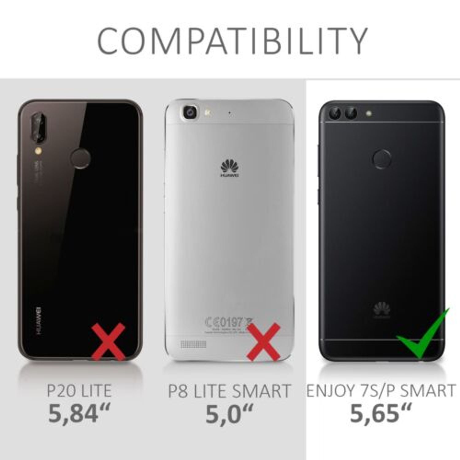 Husa pentru Huawei P Smart/Enjoy 7s, Silicon, Mov, 46899.130 fotografia produsului View 6 L