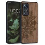 Husa pentru Xiaomi 12, Lemn, Maro, 56788.01, Kwmobile fotografia produsului