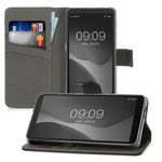 Husa pentru Alcatel 1B (2020), Piele ecologica, Negru, 52960.04, Kwmobile fotografia produsului View 3 S