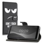 Husa pentru Alcatel 1B (2020), Piele ecologica, Negru, 52960.04, Kwmobile fotografia produsului View 2 S