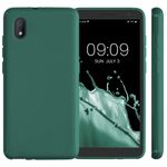 Husa pentru Alcatel 1B (2020), Silicon, Verde, 51516.184, Kwmobile fotografia produsului View 2 S