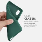 Husa pentru Alcatel 1B (2020), Silicon, Verde, 51516.184, Kwmobile fotografia produsului View 4 S