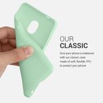 Husa pentru Alcatel 1C (2019), Silicon, Verde, 47558.50, Kwmobile fotografia produsului View 4 S