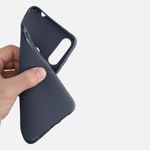 Husa pentru Alcatel 1S (2020), Silicon, Gri, 51515.186, Kwmobile fotografia produsului View 7 S