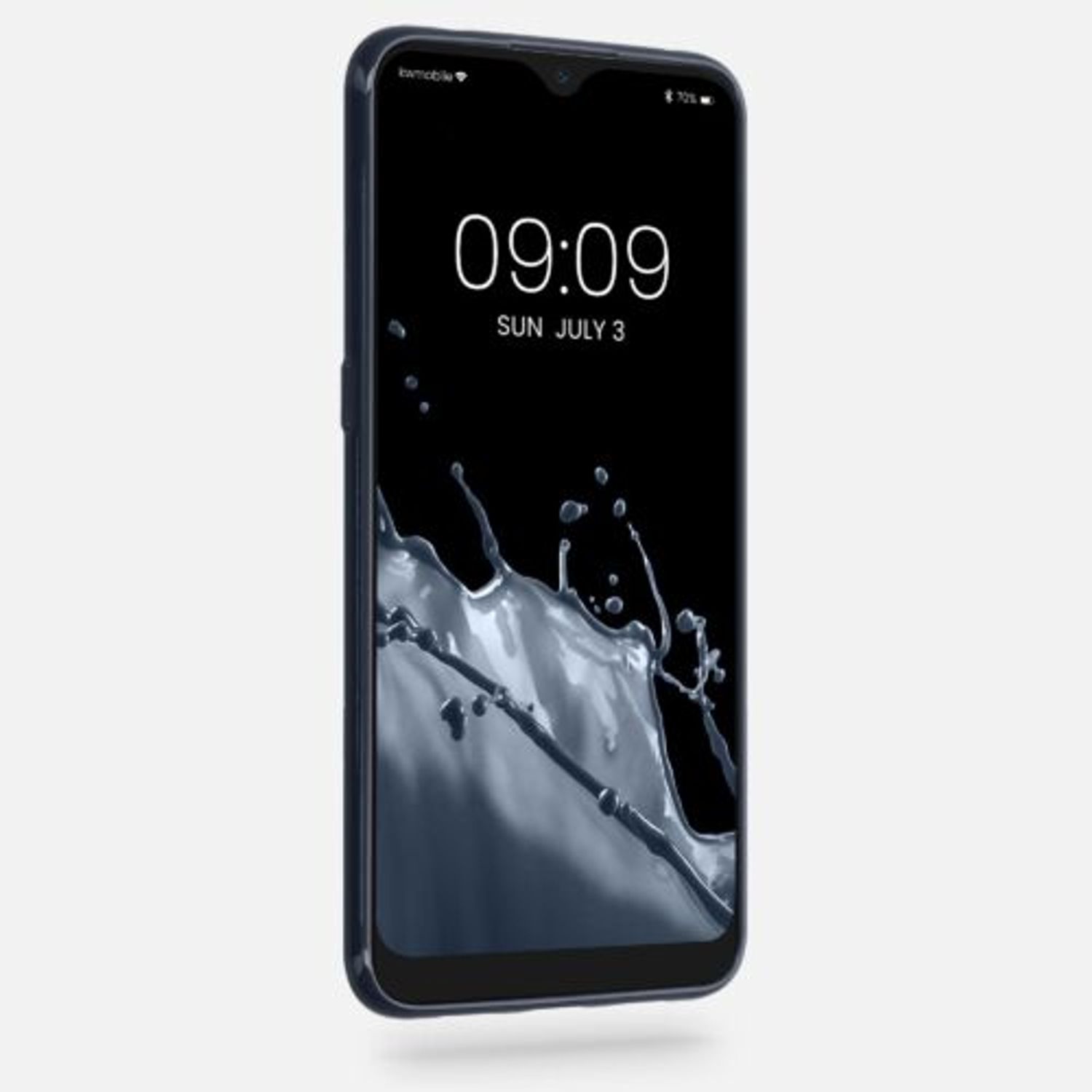 Husa pentru Alcatel 1S (2020), Silicon, Gri, 51515.186, Kwmobile fotografia produsului View 3 L