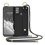 Husa pentru Alcatel 1S (2021), Silicon, Negru, 56469.01, Kwmobile fotografia produsului View 2 S