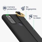 Husa pentru Alcatel 1S (2021), Silicon, Negru, 56469.01, Kwmobile fotografia produsului View 4 S