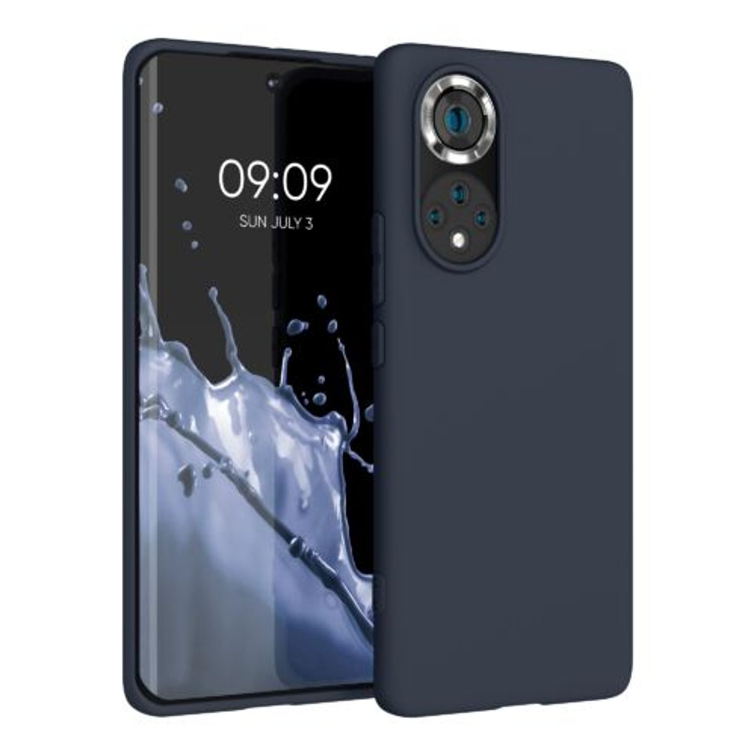 Husa pentru Honor 50, Silicon, Albastru, 55409.186, Kwmobile fotografia produsului