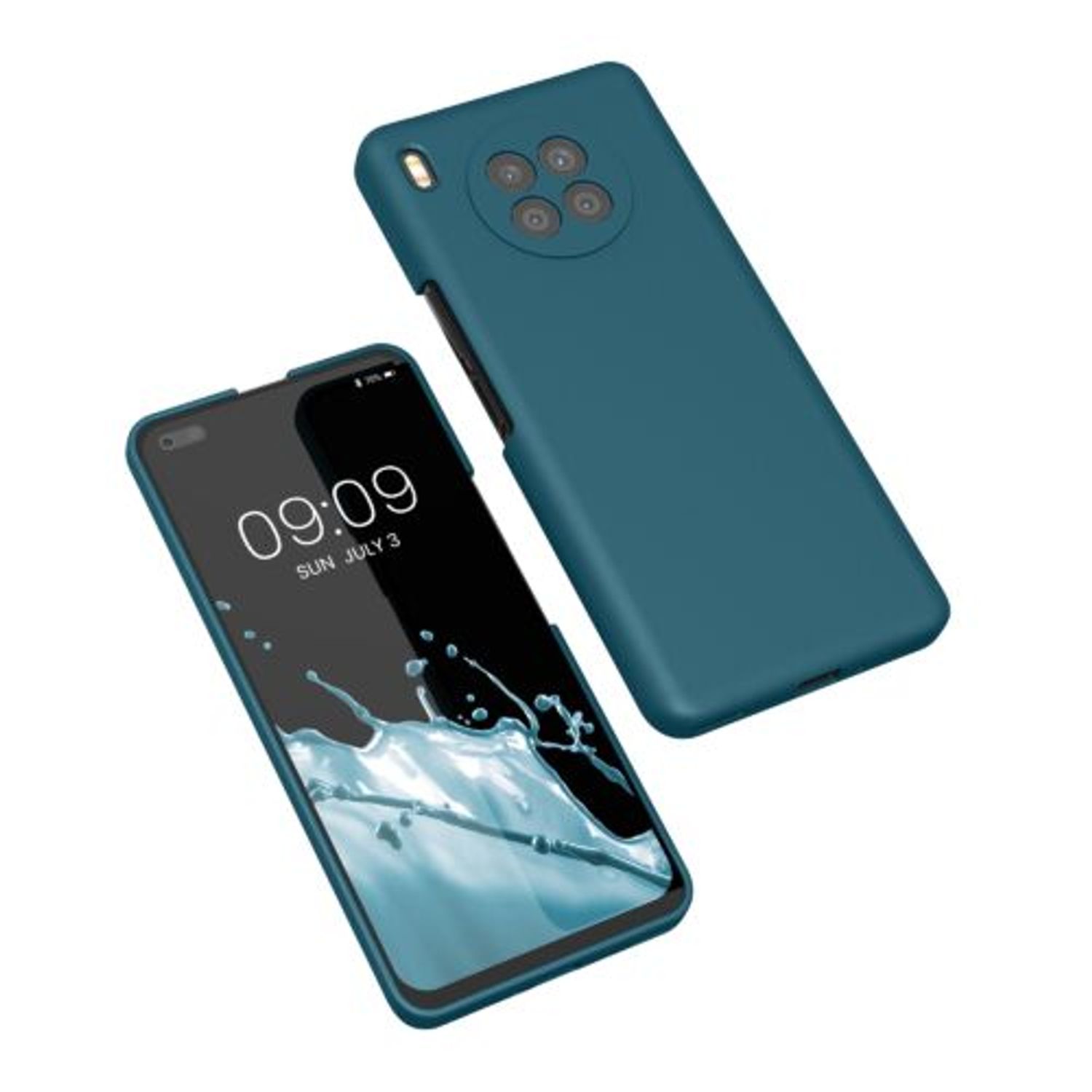 Husa pentru Honor 50 Lite, Silicon, Verde, 56633.57, Kwmobile fotografia produsului View 2 L