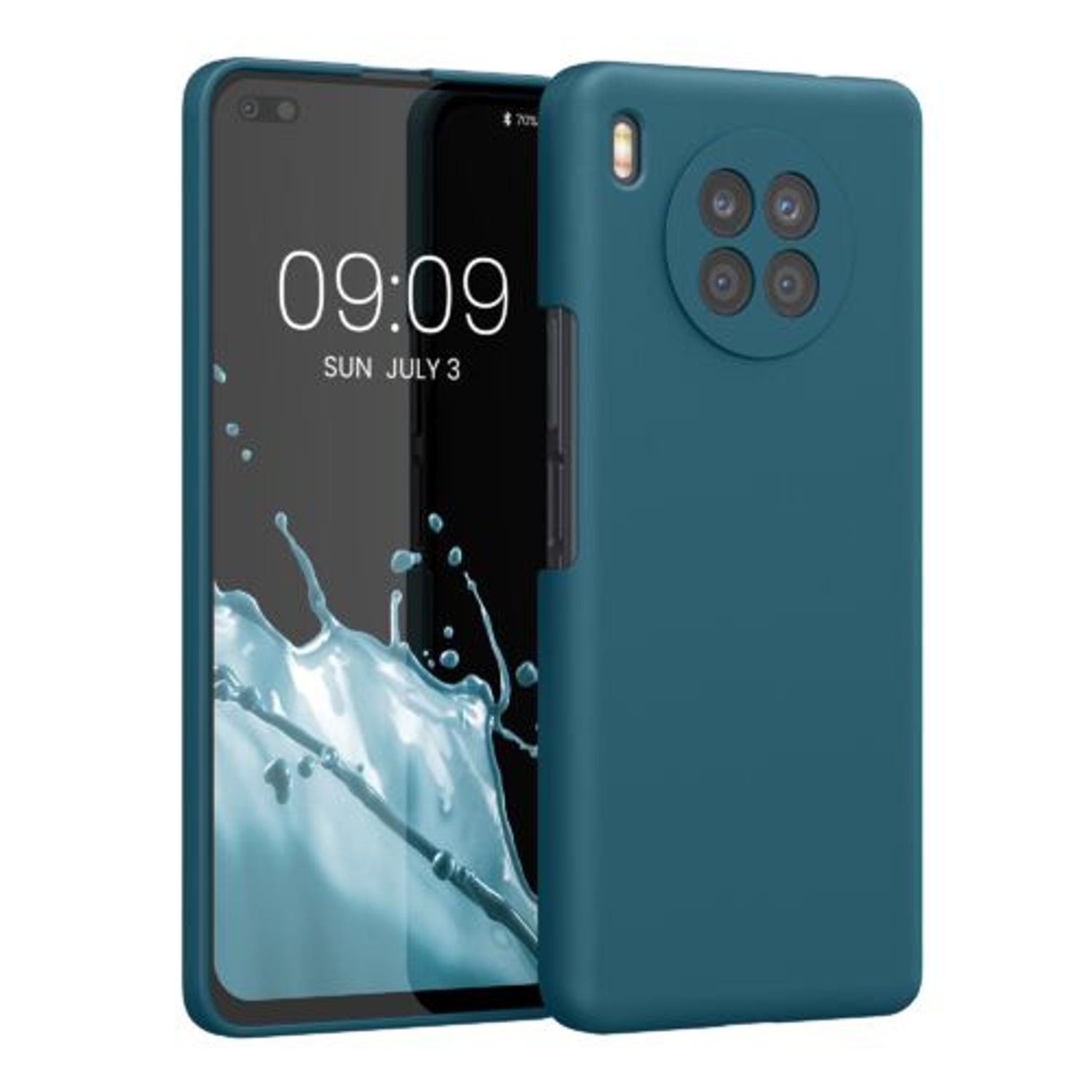 Husa pentru Honor 50 Lite, Silicon, Verde, 56633.57, Kwmobile fotografia produsului