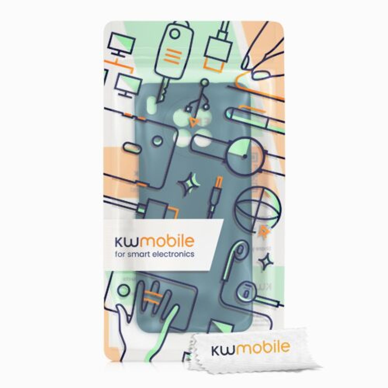 Husa pentru Honor 50 Lite, Silicon, Verde, 56633.57, Kwmobile fotografia produsului View 8 L