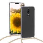 Husa pentru OnePlus 6, Silicon, Transparent, 48591.21, Kwmobile fotografia produsului View 3 S