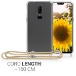 Husa pentru OnePlus 6, Silicon, Transparent, 48591.21, Kwmobile fotografia produsului View 5 S
