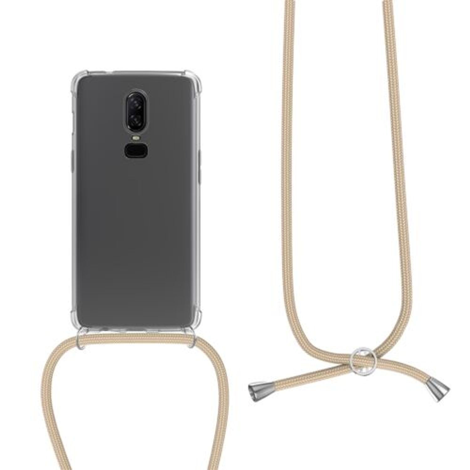 Husa pentru OnePlus 6, Silicon, Transparent, 48591.21, Kwmobile fotografia produsului View 2 L
